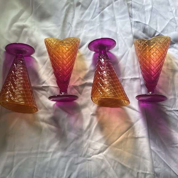 Waffle Ice Cream Glasses. - Picture 4 of 5